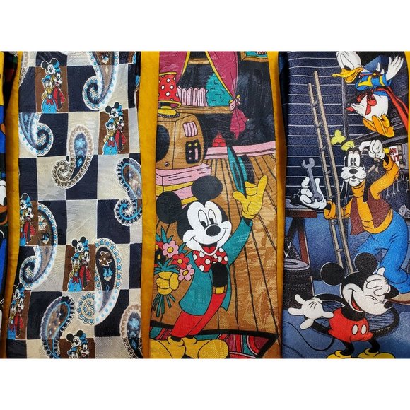 Walt Disney Goofy Sports Men 13 pc ~ MICKEY MOUSE DISNEY ~ GOOFY DONALD DUCK ~ MENS NOVELTY TIES ~ 58\